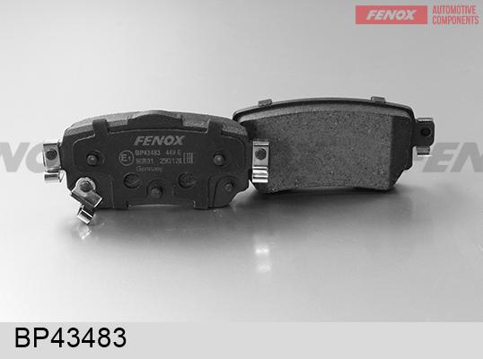 Fenox BP43483 - Тормозные колодки, дисковые, комплект autospares.lv