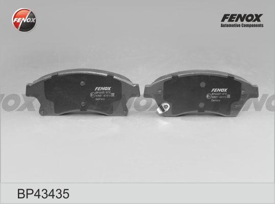 Fenox BP43435 - Тормозные колодки, дисковые, комплект autospares.lv