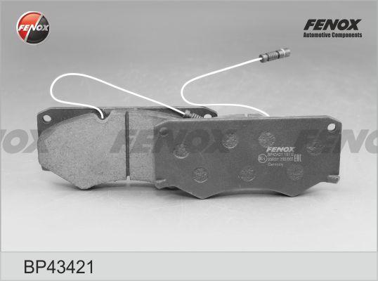 Fenox BP43421 - Тормозные колодки, дисковые, комплект autospares.lv