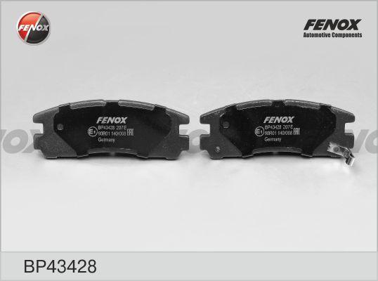 Fenox BP43428 - Тормозные колодки, дисковые, комплект autospares.lv