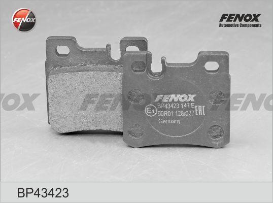 Fenox BP43423 - Тормозные колодки, дисковые, комплект autospares.lv