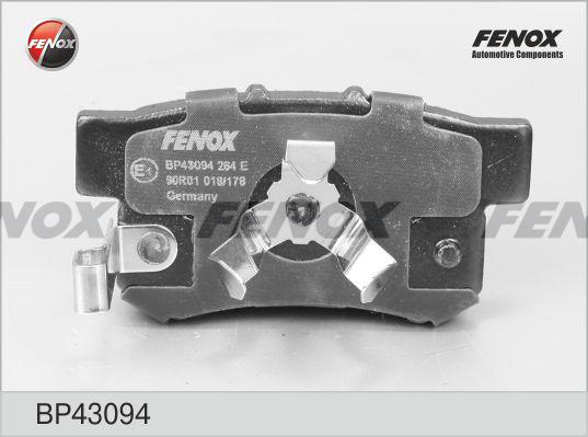 Fenox BP43094 - Тормозные колодки, дисковые, комплект autospares.lv