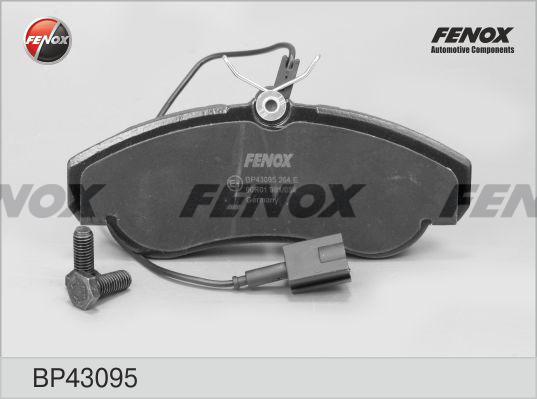 Fenox BP43095 - Тормозные колодки, дисковые, комплект autospares.lv