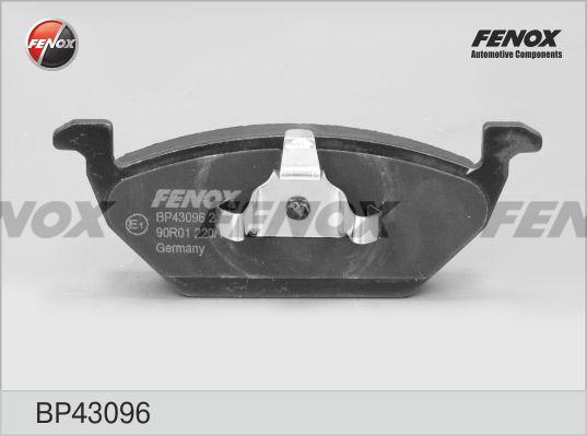 Fenox BP43096 - Тормозные колодки, дисковые, комплект autospares.lv