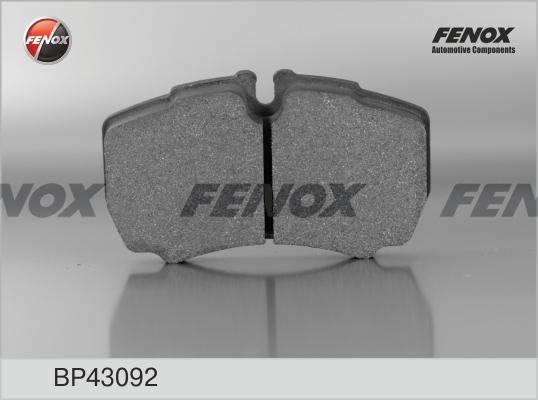 Fenox BP43092 - Тормозные колодки, дисковые, комплект autospares.lv