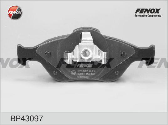 Fenox BP43097 - Тормозные колодки, дисковые, комплект autospares.lv