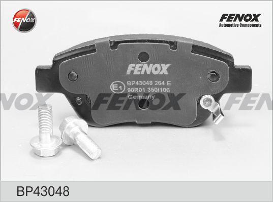 Fenox BP43048 - Тормозные колодки, дисковые, комплект autospares.lv