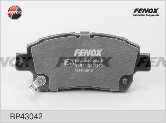 Fenox BP43042 - Тормозные колодки, дисковые, комплект autospares.lv