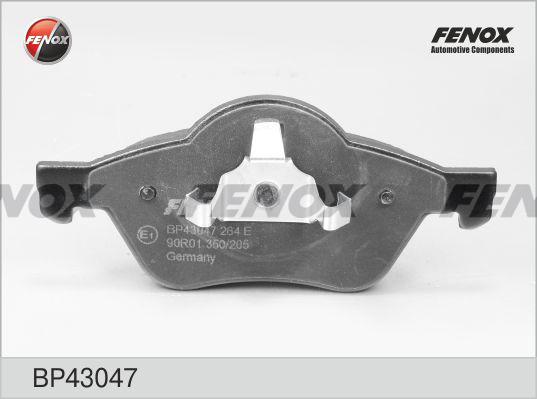 Fenox BP43047 - Тормозные колодки, дисковые, комплект autospares.lv