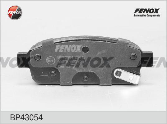 Fenox BP43054 - Тормозные колодки, дисковые, комплект autospares.lv