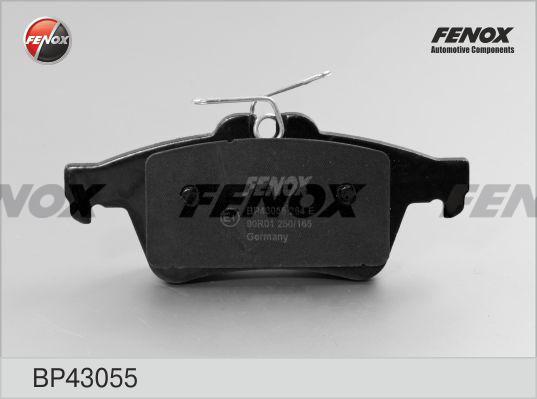 Fenox BP43055 - Тормозные колодки, дисковые, комплект autospares.lv