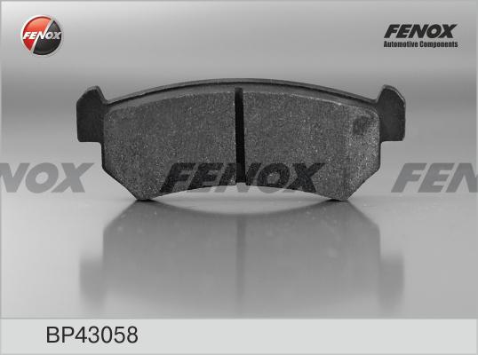 Fenox BP43058 - Тормозные колодки, дисковые, комплект autospares.lv