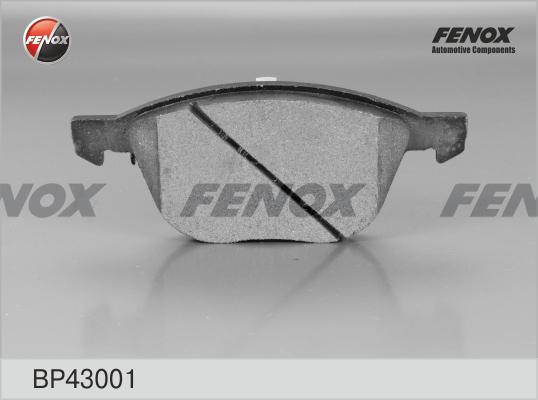 Fenox BP43001 - Тормозные колодки, дисковые, комплект autospares.lv