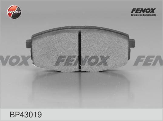 Fenox BP43019 - Тормозные колодки, дисковые, комплект autospares.lv