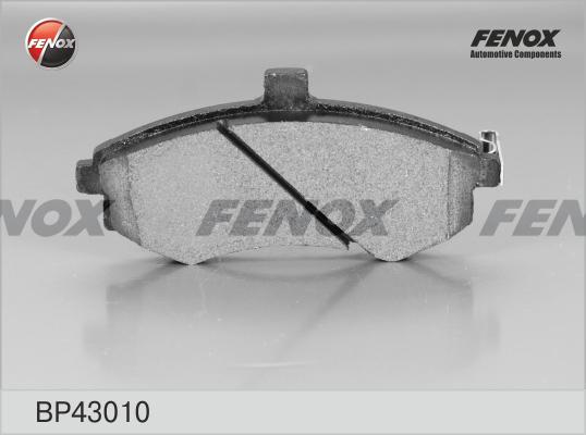 Fenox BP43010 - Тормозные колодки, дисковые, комплект autospares.lv