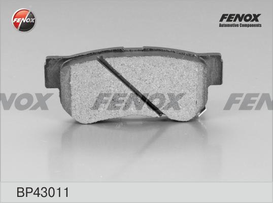 Fenox BP43011 - Тормозные колодки, дисковые, комплект autospares.lv