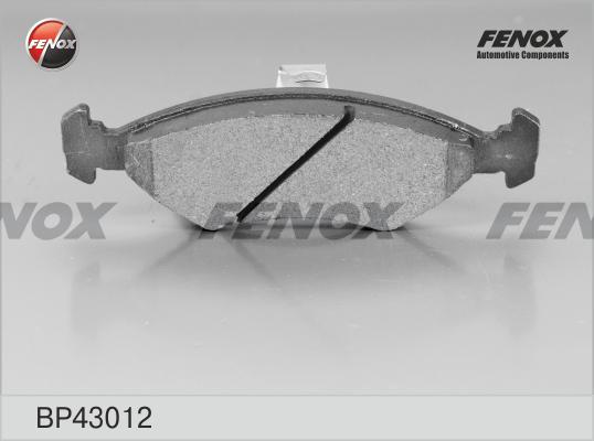 Fenox BP43012 - Тормозные колодки, дисковые, комплект autospares.lv