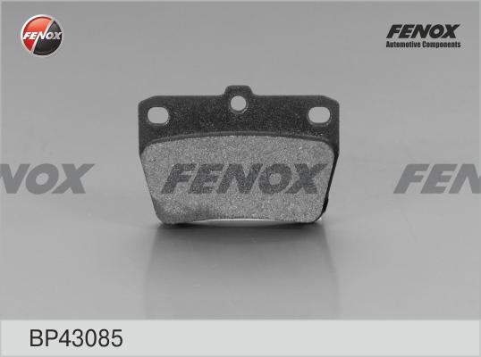 Fenox BP43085 - Тормозные колодки, дисковые, комплект autospares.lv