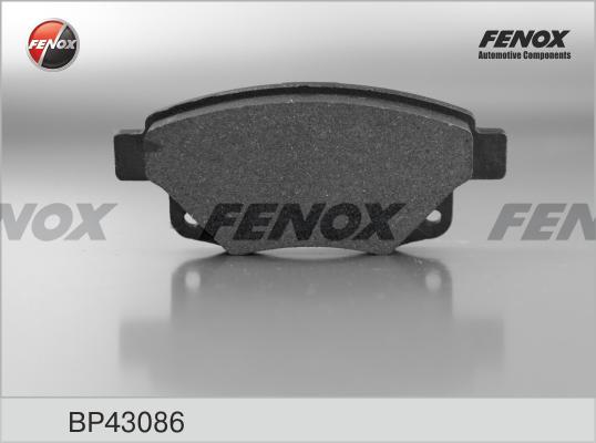 Fenox BP43086 - Тормозные колодки, дисковые, комплект autospares.lv