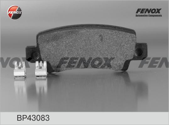 Fenox BP43083 - Тормозные колодки, дисковые, комплект autospares.lv