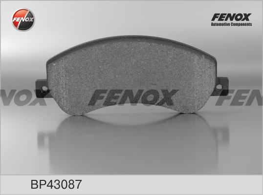 Fenox BP43087 - Тормозные колодки, дисковые, комплект autospares.lv