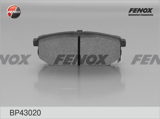 Fenox BP43020 - Тормозные колодки, дисковые, комплект autospares.lv