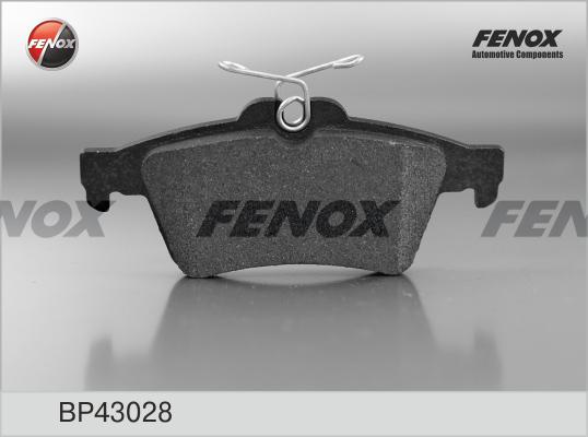 Fenox BP43028 - Тормозные колодки, дисковые, комплект autospares.lv