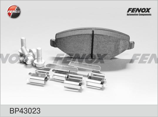 Fenox BP43023 - Тормозные колодки, дисковые, комплект autospares.lv