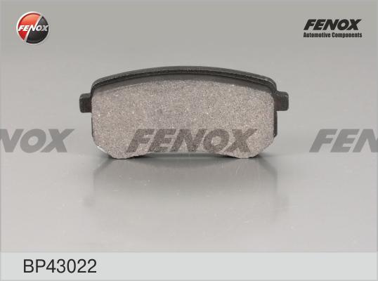 Fenox BP43022 - Тормозные колодки, дисковые, комплект autospares.lv