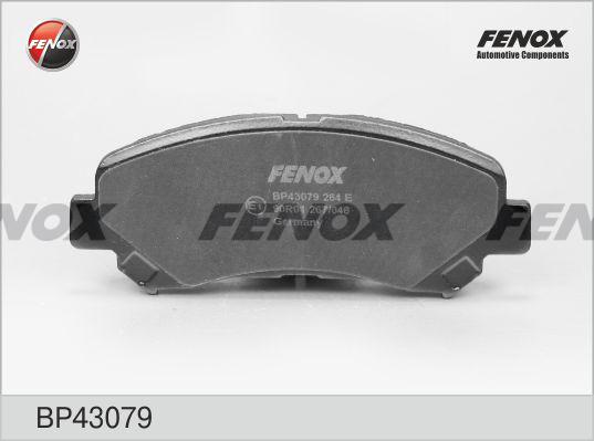 Fenox BP43079 - Тормозные колодки, дисковые, комплект autospares.lv
