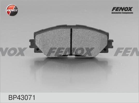 Fenox BP43071 - Тормозные колодки, дисковые, комплект autospares.lv