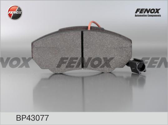 Fenox BP43077 - Тормозные колодки, дисковые, комплект autospares.lv