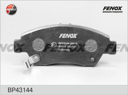 Fenox BP43144 - Тормозные колодки, дисковые, комплект autospares.lv