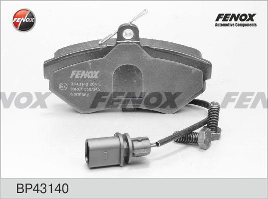 Fenox BP43140 - Тормозные колодки, дисковые, комплект autospares.lv