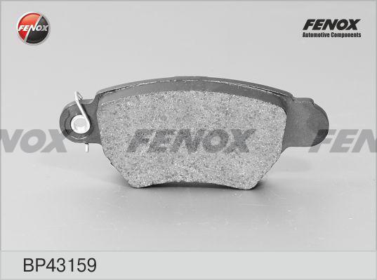 Fenox BP43159 - Тормозные колодки, дисковые, комплект autospares.lv