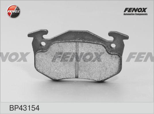 Fenox BP43154 - Тормозные колодки, дисковые, комплект autospares.lv