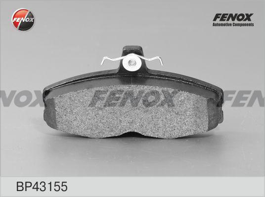 Fenox BP43155 - Тормозные колодки, дисковые, комплект autospares.lv