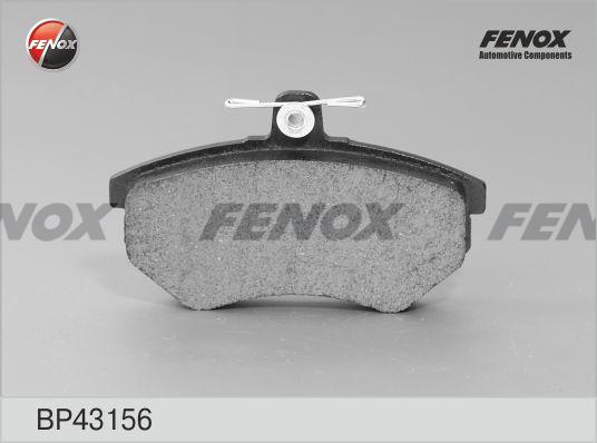 Fenox BP43156 - Тормозные колодки, дисковые, комплект autospares.lv