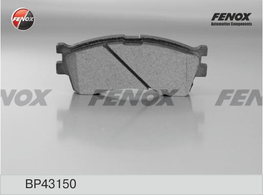 Fenox BP43150 - Тормозные колодки, дисковые, комплект autospares.lv