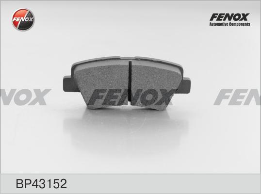 Fenox BP43152 - Тормозные колодки, дисковые, комплект autospares.lv