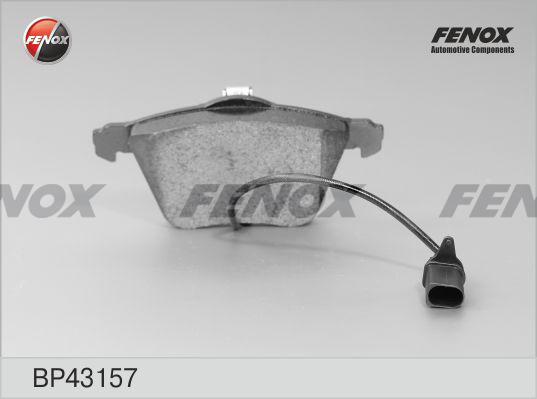 Fenox BP43157 - Тормозные колодки, дисковые, комплект autospares.lv