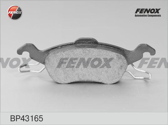 Fenox BP43165 - Тормозные колодки, дисковые, комплект autospares.lv