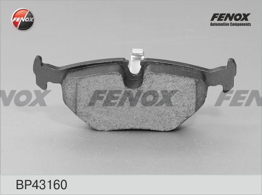 Fenox BP43160 - Тормозные колодки, дисковые, комплект autospares.lv