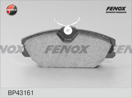 Fenox BP43161 - Тормозные колодки, дисковые, комплект autospares.lv