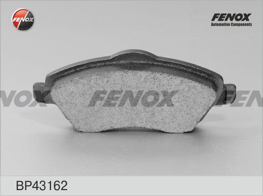 Fenox BP43162 - Тормозные колодки, дисковые, комплект autospares.lv