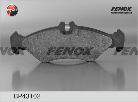 Fenox BP43102 - Тормозные колодки, дисковые, комплект autospares.lv