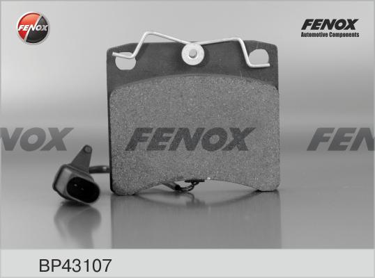 Fenox BP43107 - Тормозные колодки, дисковые, комплект autospares.lv