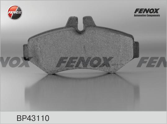 Fenox BP43110 - Тормозные колодки, дисковые, комплект autospares.lv