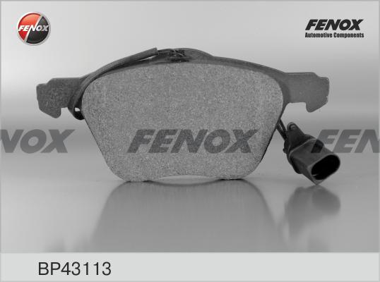 Fenox BP43113 - Тормозные колодки, дисковые, комплект autospares.lv