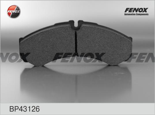 Fenox BP43126 - Тормозные колодки, дисковые, комплект autospares.lv